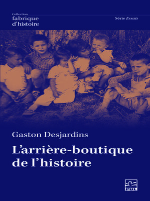 cover image of L'arrière-boutique de l'histoire